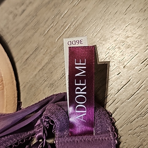 Adore Me Bra Purple Enny Contour Balconette Bra 36DD - Picture 9 of 11